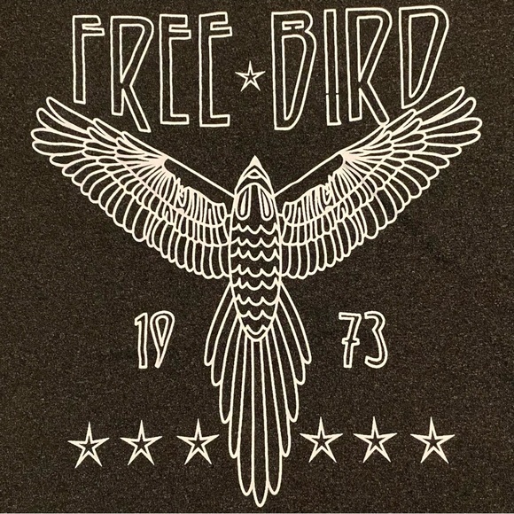 Free Bird 1973 Graphic Tee - Black Medium - Picture 3 of 7